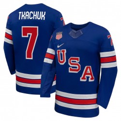 Brady Tkachuk USA Hockey Olympic Nike 2026 Royal Home Replica Jersey Brady Tkachuk USA Hockey Olympic Nike 2026 Royal Home Replica Jersey