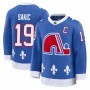 Joe Sakic Colorado Avalanche Blue Alternate Heritage Premium Jersey Joe Sakic Colorado Avalanche Blue Alternate Heritage Premium Jersey