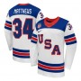 Auston Matthews USA Hockey Olympic Nike 2026 White Away Replica Jersey Auston Matthews USA Hockey Olympic Nike 2026 White Away Replica Jersey