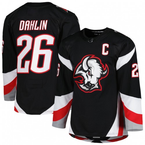 Rasmus Dahlin Buffalo Sabres Black Alternate Premium Jersey Rasmus Dahlin Buffalo Sabres Black Alternate Premium Jersey