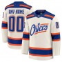 Edmonton Oilers Alternate Cream Premium Custom Jersey Edmonton Oilers Alternate Cream Premium Custom Jersey