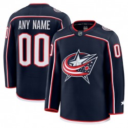 Columbus Blue Jackets Home Premium Custom Jersey - Navy Columbus Blue Jackets Home Premium Custom Jersey - Navy