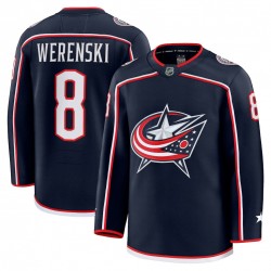 Zach Werenski Columbus Blue Jackets Fanatics Home Premium Jersey - Navy Zach Werenski Columbus Blue Jackets Fanatics Home Premium Jersey - Navy