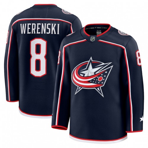 Zach Werenski Columbus Blue Jackets Fanatics Home Premium Jersey - Navy Zach Werenski Columbus Blue Jackets Fanatics Home Premium Jersey - Navy