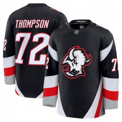 Tage Thompson Buffalo Sabres Black Alternate Premium Jersey Tage Thompson Buffalo Sabres Black Alternate Premium Jersey
