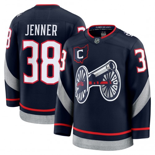 Boone Jenner Columbus Blue Jackets 2025 NHL Stadium Series Premium Jersey - Navy Boone Jenner Columbus Blue Jackets 2025 NHL Stadium Series Premium Jersey - Navy