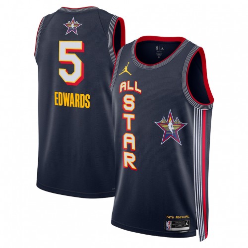 Anthony Edwards Jordan Brand Unisex Navy 2025 NBA All-Star Game Swingman Player Jersey Anthony Edwards Jordan Brand Unisex Navy 2025 NBA All-Star Game Swingman Player Jersey