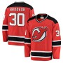 Martin Brodeur New Jersey Devils Jack Hughes Red Home Premium Jersey Martin Brodeur New Jersey Devils Jack Hughes Red Home Premium Jersey