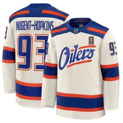 Ryan Nugent-Hopkins Edmonton Oilers Alternate Cream Premium Player Jersey Ryan Nugent-Hopkins Edmonton Oilers Alternate Cream Premium Player Jersey