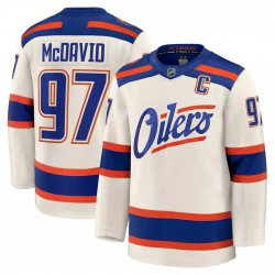 Connor McDavid Edmonton Oilers Alternate Cream Premium Player Jersey Connor McDavid Edmonton Oilers Alternate Cream Premium Player Jersey
