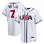 Bobby Witt Jr. USA Baseball Nike 2026 World Baseball Classic Home Stadium Jersey - White Bobby Witt Jr. USA Baseball Nike 2026 World Baseball Classic Home Stadium Jersey - White