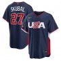 Tarik Skubal USA Baseball Nike 2026 World Baseball Classic Road Stadium Jersey - Navy