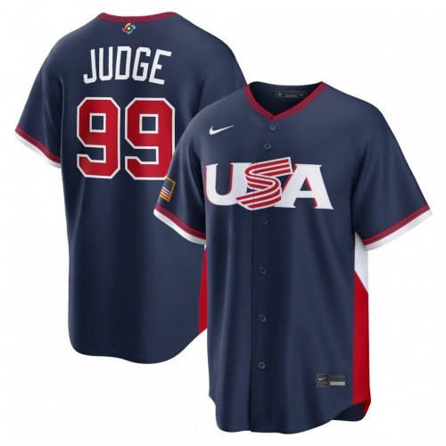 Aaron Judge USA Baseball Nike 2026 World Baseball Classic Road Stadium Jersey - Navy Aaron Judge USA Baseball Nike 2026 World Baseball Classic Road Stadium Jersey - Navy