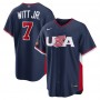 Bobby Witt Jr. USA Baseball Nike 2026 World Baseball Classic Road Stadium Jersey - Navy
