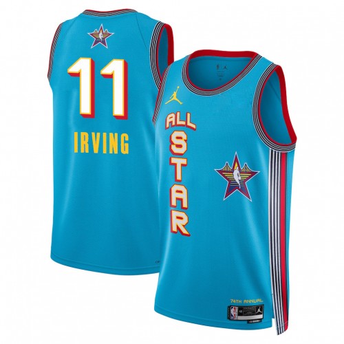 Kyrie Irving Jordan Brand Unisex Light Blue 2025 NBA All-Star Game Swingman Player Jersey Kyrie Irving Jordan Brand Unisex Light Blue 2025 NBA All-Star Game Swingman Player Jersey