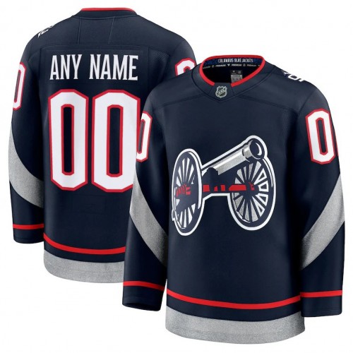 Columbus Blue Jackets 2025 NHL Stadium Series Premium Custom Jersey - Navy Columbus Blue Jackets 2025 NHL Stadium Series Premium Custom Jersey - Navy