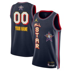 Jordan Brand Unisex Navy 2025 NBA All-Star Game Swingman Custom Jersey Jordan Brand Unisex Navy 2025 NBA All-Star Game Swingman Custom Jersey
