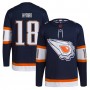 Zach Hyman Edmonton Oilers Navy Reverse Retro 2.0 Player Jersey Zach Hyman Edmonton Oilers Navy Reverse Retro 2.0 Player Jersey