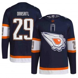 Leon Draisaitl Edmonton Oilers Navy Reverse Retro 2.0 Player Jersey Leon Draisaitl Edmonton Oilers Navy Reverse Retro 2.0 Player Jersey