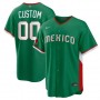 Mexico Baseball Nike 2026 World Baseball Classic Stadium Custom Jersey - Green