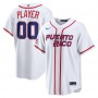 Puerto Rico Baseball Nike 2026 World Baseball Classic Stadium Custom Jersey - White Puerto Rico Baseball Nike 2026 World Baseball Classic Stadium Custom Jersey - White