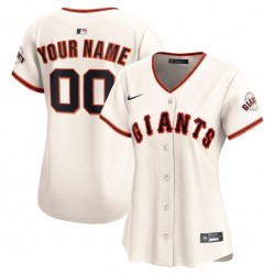 San Francisco Giants Nike Women's Home Limited Custom Jersey - Cream San Francisco Giants Nike Women's Home Limited Custom Jersey - Cream