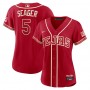 Corey Seager Texas Rangers Nike Women's 2026 City Connect Stadium Jersey - Red