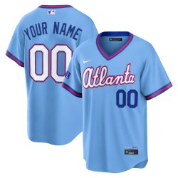 Atlanta Braves Nike Youth 2026 City Connect Stadium Custom Jersey - Powder Blue Atlanta Braves Nike Youth 2026 City Connect Stadium Custom Jersey - Powder Blue