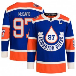 Connor McDavid Edmonton Oilers Royal 2023 NHL Heritage Classic Premium Player Jersey Connor McDavid Edmonton Oilers Royal 2023 NHL Heritage Classic Premium Player Jersey