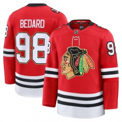 Connor Bedard Chicago Blackhawks Centennial Premium Player Jersey - Red Connor Bedard Chicago Blackhawks Centennial Premium Player Jersey - Red
