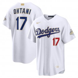 Shohei Ohtani Los Angeles Dodgers Nike 2026 Gold Collection Kanji Stadium Jersey - White Shohei Ohtani Los Angeles Dodgers Nike 2026 Gold Collection Kanji Stadium Jersey - White