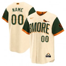 Baltimore Orioles Nike 2026 City Connect Stadium Custom Jersey - Cream Baltimore Orioles Nike 2026 City Connect Stadium Custom Jersey - Cream