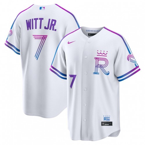 Bobby Witt Jr. Kansas City Royals Nike 2026 City Connect Stadium Jersey - White Bobby Witt Jr. Kansas City Royals Nike 2026 City Connect Stadium Jersey - White
