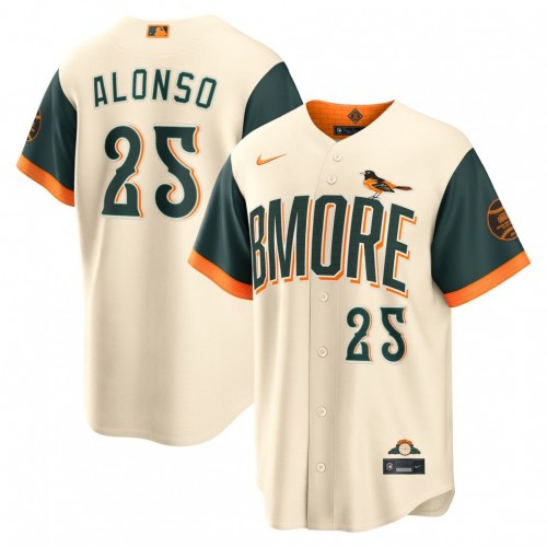 Pete Alonso Baltimore Orioles Nike 2026 City Connect Stadium Jersey - Cream Pete Alonso Baltimore Orioles Nike 2026 City Connect Stadium Jersey - Cream