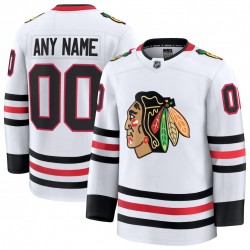 Chicago Blackhawks Away Premium Custom Jersey - White