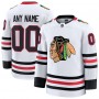 Chicago Blackhawks Away Premium Custom Jersey - White Chicago Blackhawks Away Premium Custom Jersey - White