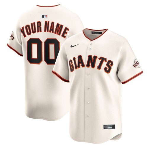 San Francisco Giants Nike Home Limited Custom Roster Jersey - Cream San Francisco Giants Nike Home Limited Custom Roster Jersey - Cream