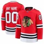 Chicago Blackhawks Home Premium Custom Jersey - Red Chicago Blackhawks Home Premium Custom Jersey - Red