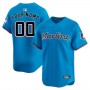 Miami Marlins Nike Alternate Limited Custom Jersey - Blue