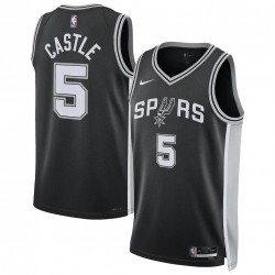Stephon Castle San Antonio Spurs Nike Unisex Swingman Player Jersey - Icon Edition - Black