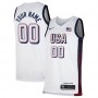 Unisex Nike White USA Basketball 2024 Swingman Custom Jersey