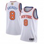OG Anunoby New York Knicks Nike White 2026 NBA Finals Patch Swingman Jersey - Association Edition OG Anunoby New York Knicks Nike White 2026 NBA Finals Patch Swingman Jersey - Association Edition