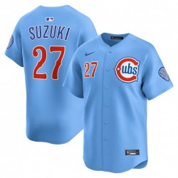 Seiya Suzuki Chicago Cubs Nike Alternate Limited Jersey - Light Blue
