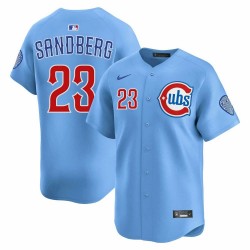 Ryne Sandberg Chicago Cubs Nike Alternate Limited Jersey - Light Blue