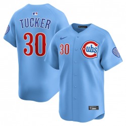 Kyle Tucker Chicago Cubs Nike Alternate Limited Jersey - Light Blue