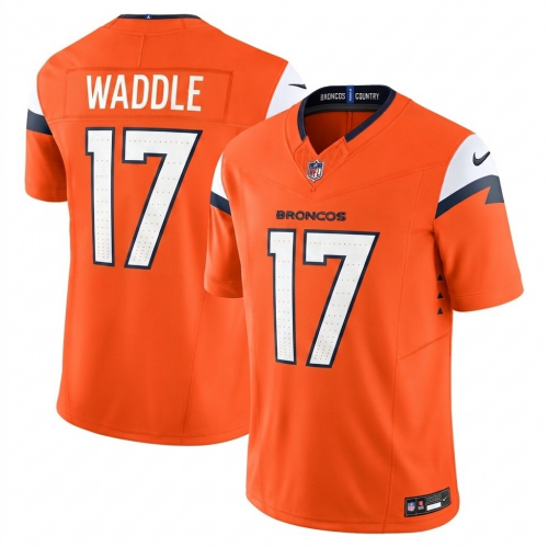 Jaylen Waddle Denver Broncos Nike Vapor F.U.S.E. Limited Jersey - Orange Jaylen Waddle Denver Broncos Nike Vapor F.U.S.E. Limited Jersey - Orange