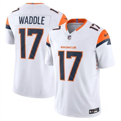 Jaylen Waddle Denver Broncos Nike Mile High Collection Vapor F.U.S.E. Limited Jersey - White