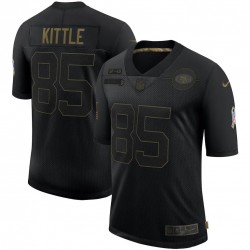 George Kittle Nike Black San Francisco 49ers Salute To Service Limited Jersey