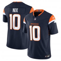 Bo Nix Denver Broncos Nike Mile High Collection Vapor F.U.S.E. Limited Jersey - Navy Bo Nix Denver Broncos Nike Mile High Collection Vapor F.U.S.E. Limited Jersey - Navy