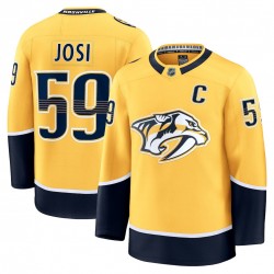 Roman Josi Nashville Predators Home Premium Jersey - Yellow